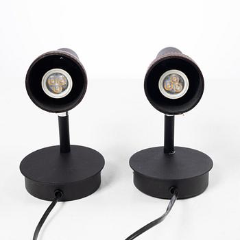 Sänglampor, ett par, "Talk", Marge Arkitekter för Örsjö Belysning.