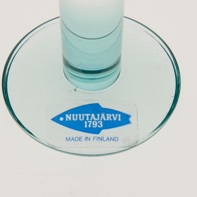 VINGLAS och SNAPSGLAS, 12+11 st, "Mondo", Kerttu Nurminen, Notsjö, 1900-talets senare hälft.