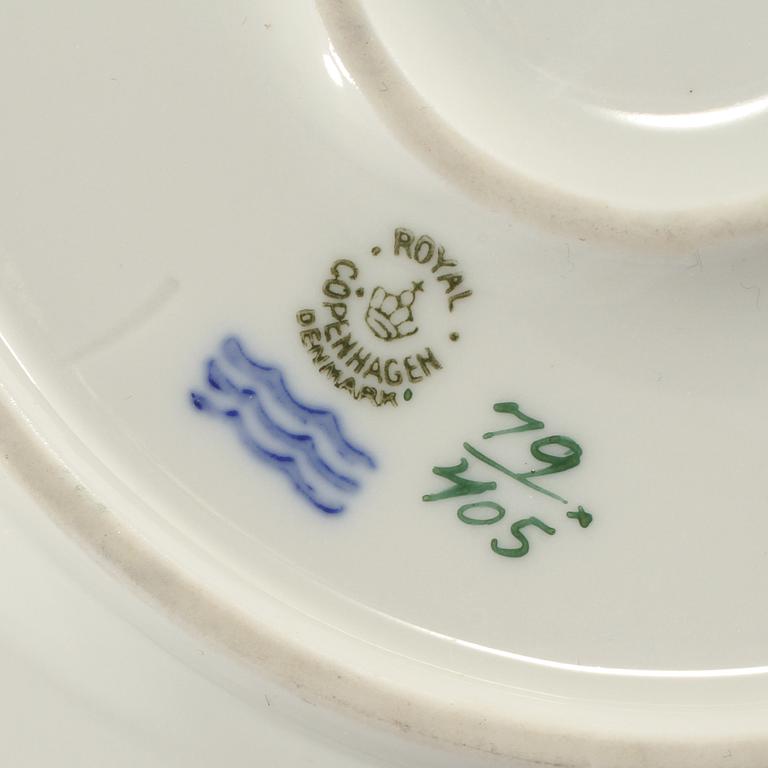SERVISDELAR, 50 st, porslin, Royal Copenhagen, 1900-talets andra hälft.