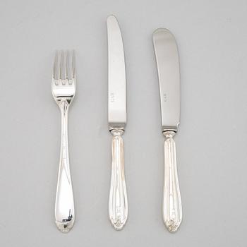 A 16 piece silver cutlery set, modell 'Vasa', mark of GAB, Eskilstuna.