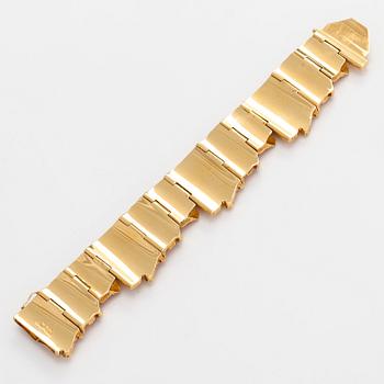 Björn Weckström, Armband, "Tenochtitlan", 18K guld. Lapponia 1970.