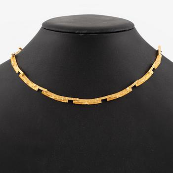Lapponia, design Björn Weckström, collier, "Tundra", 18K guld.