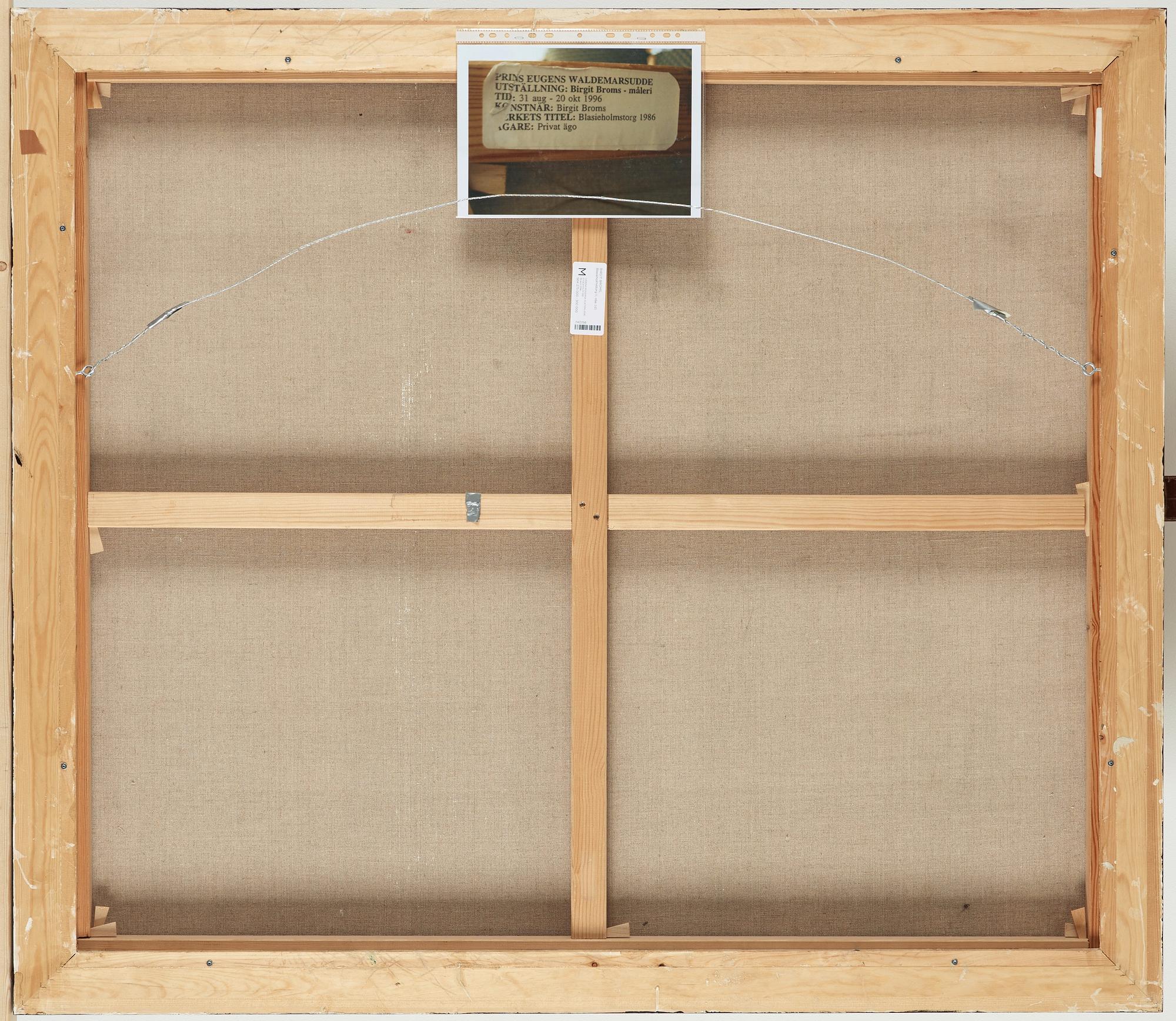 Birgit Broms, "Blasieholmstorg II".