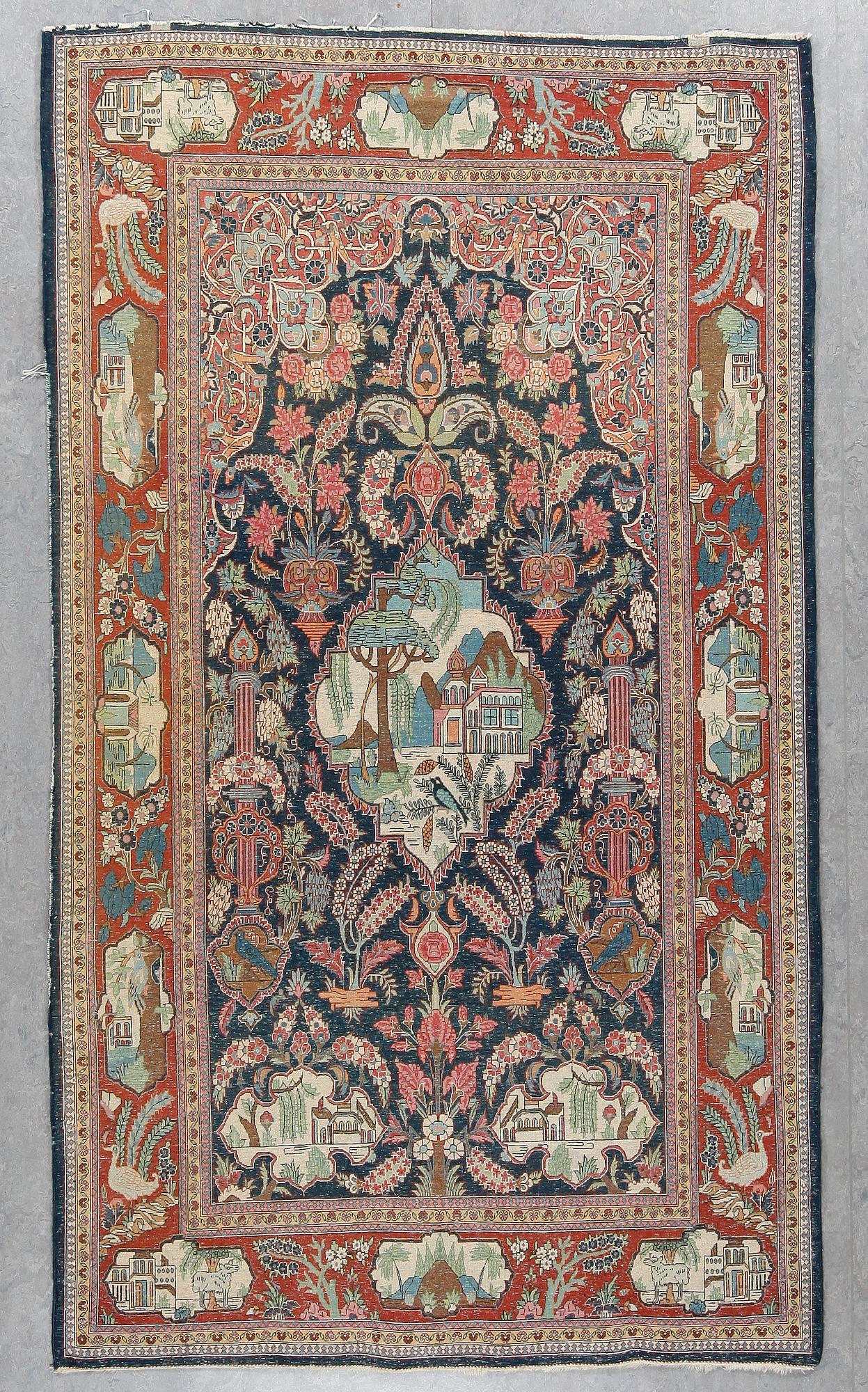 MATTA, old/semiantik persisk figural, 234x138 cm.
