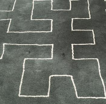 Tom Dixon, matto, "Maze", hand tufted, ca 478 x 478 cm, "MAZE By ASPLUND".