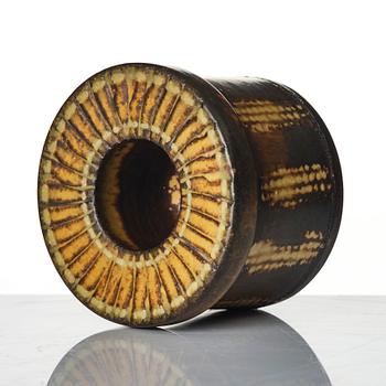 Wilhelm Kåge, a Farsta stoneware candle holder, Gustavsberg Studio 1959.