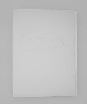 GÖSTA WERNER, litografier, "Visor av Evert Taube med bilder av Gösta Werner", sign, Galerie Aix, Stockholm 1989.