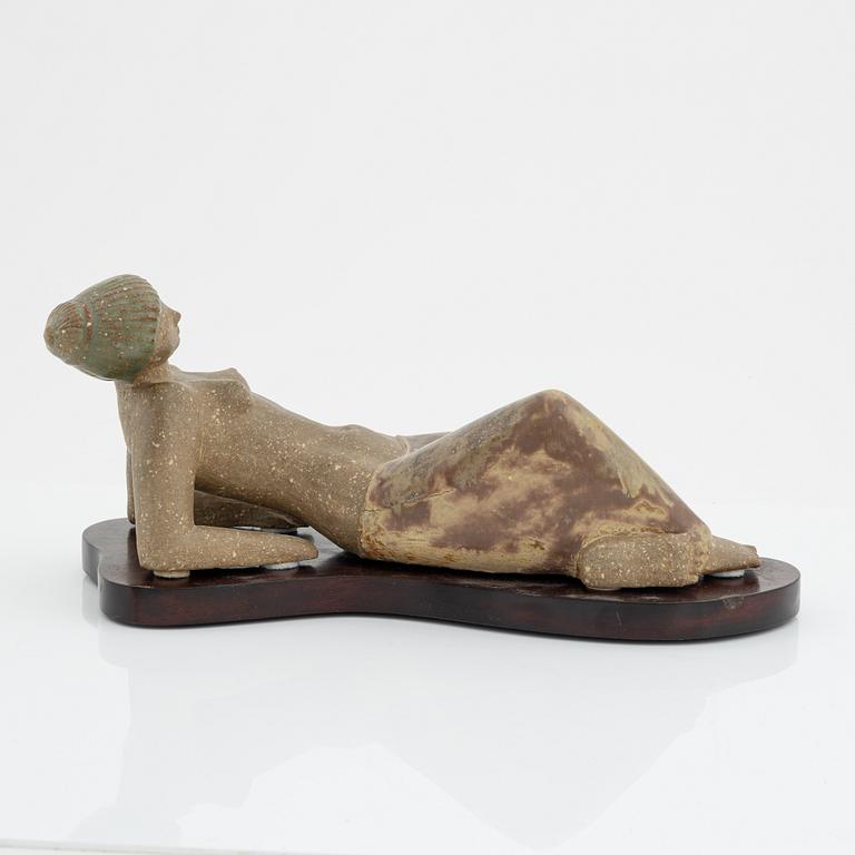 Stig Lindberg, a stoneware sculpture, Gustavsberg studio, Sweden, 1940-50s.