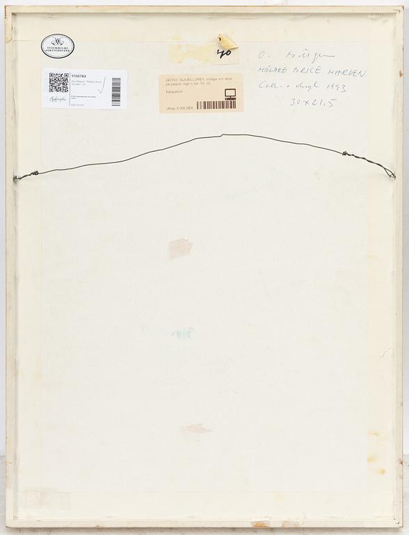 Ola Billgren, "Målare, Brice Marden".