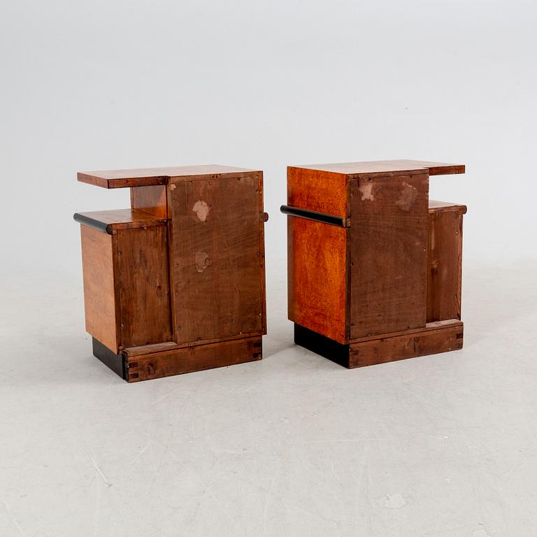 Sängbord ett par 1900-talets första hälft.