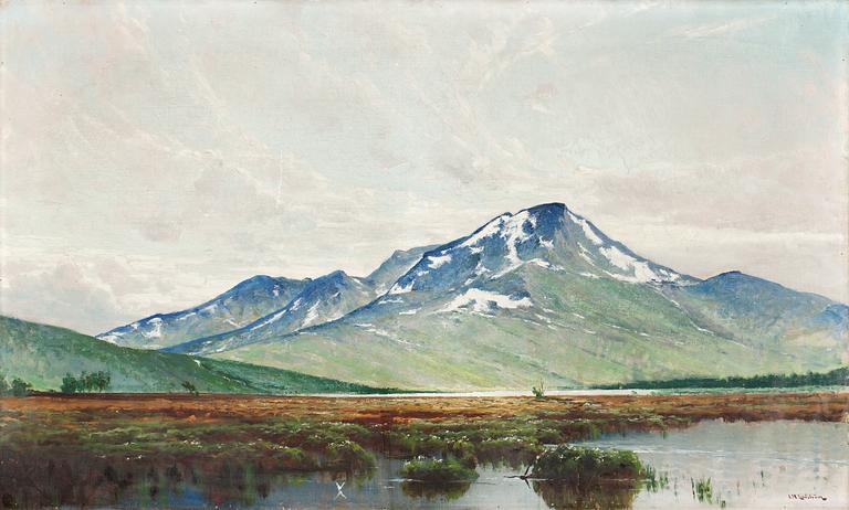 Arvid Mauritz Lindström, Mountains in northern Sweden.