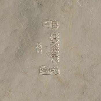 A silver bowl with handles, Bossard, Switzerland, circa 1900.