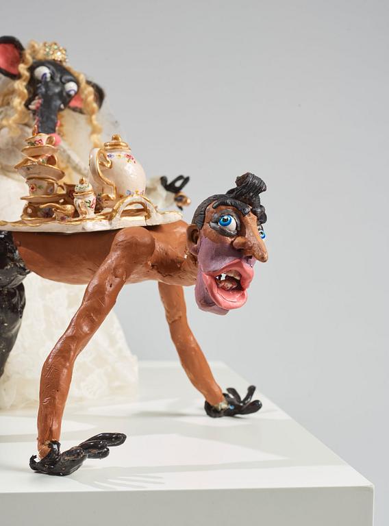 Nathalie Djurberg & Hans Berg, "The Brain Has Corridors - Rat Bride".