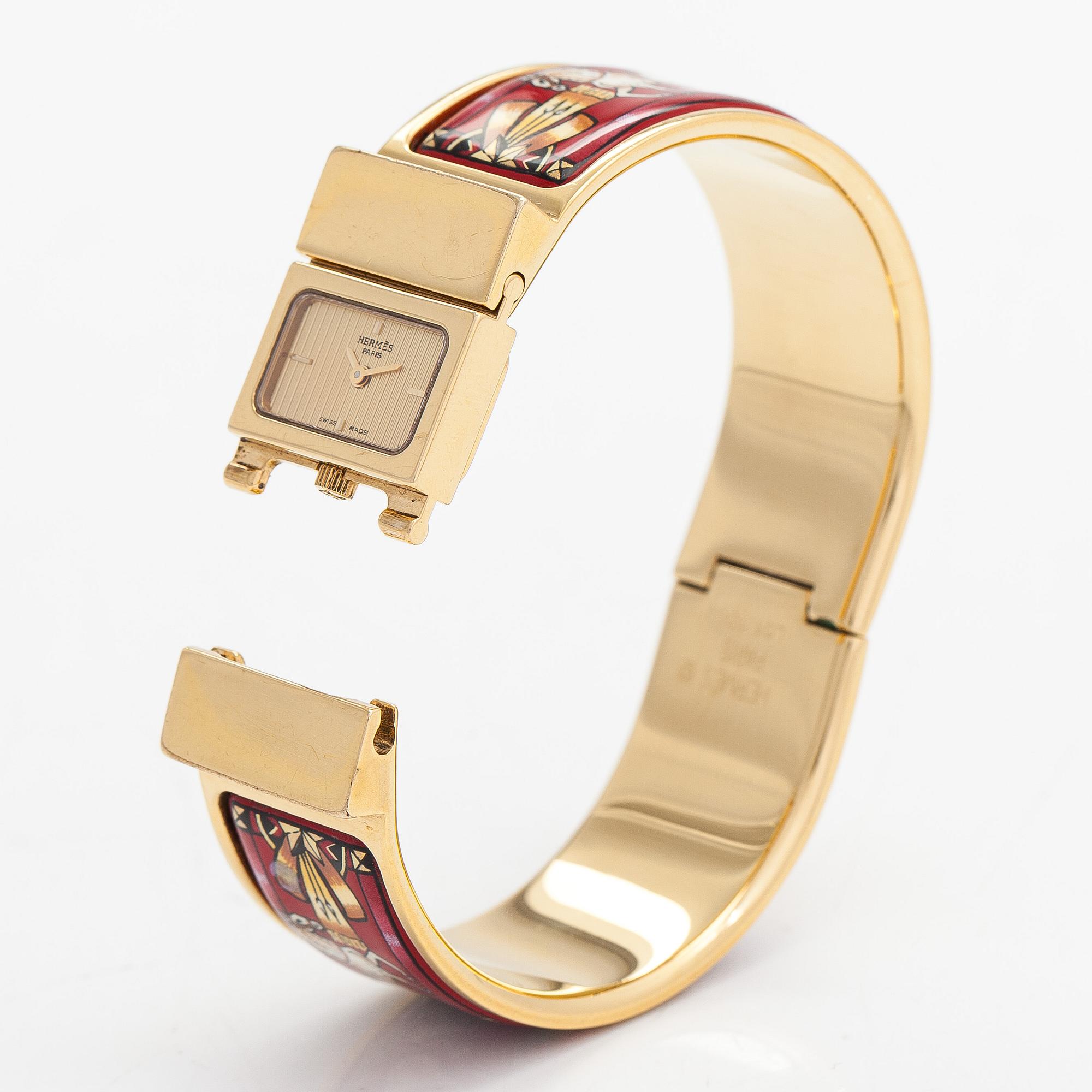 Hermès, "Loquet", armbandsur, 19 mm.