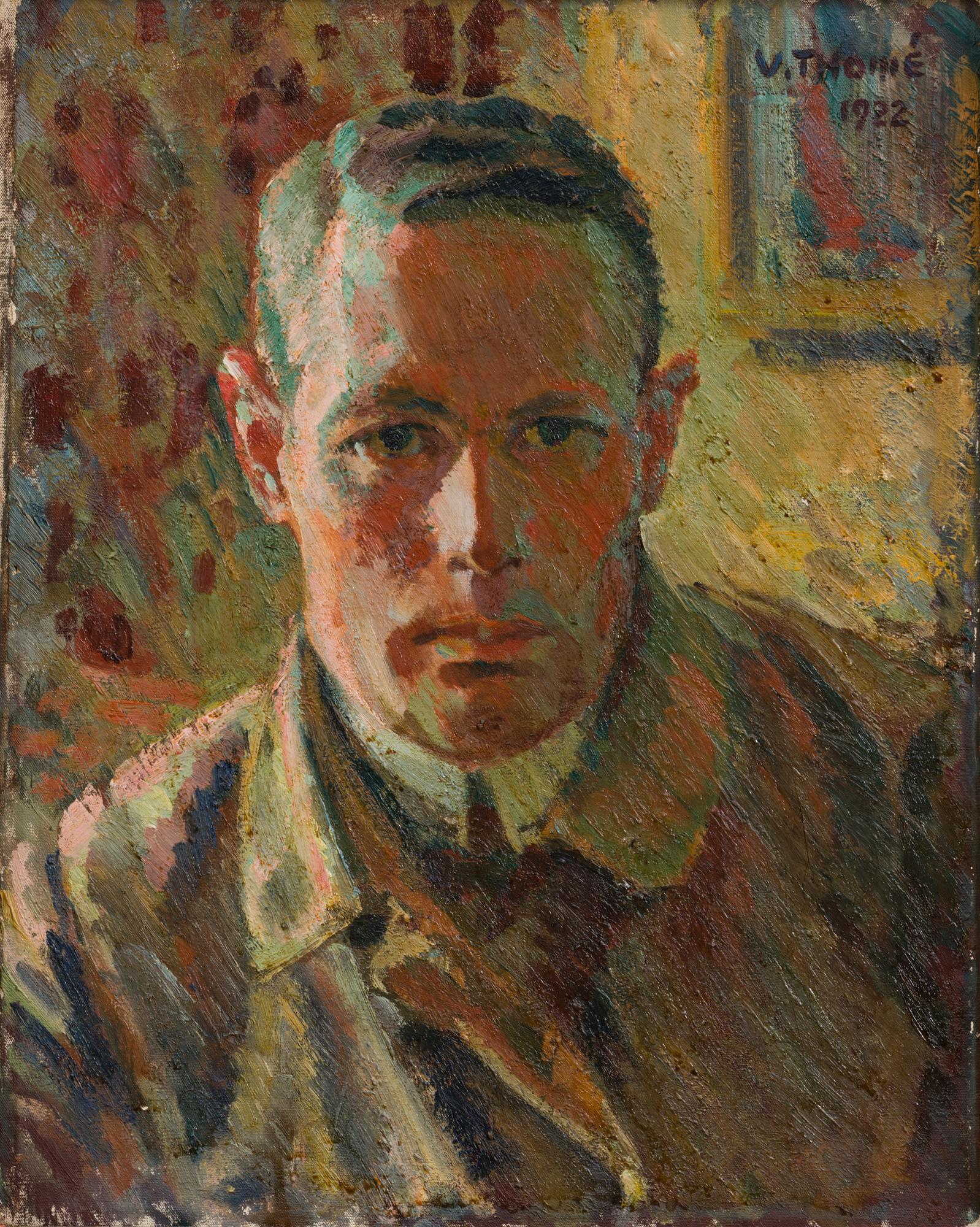 VERNER THOMÉ, SELF PORTRAIT.