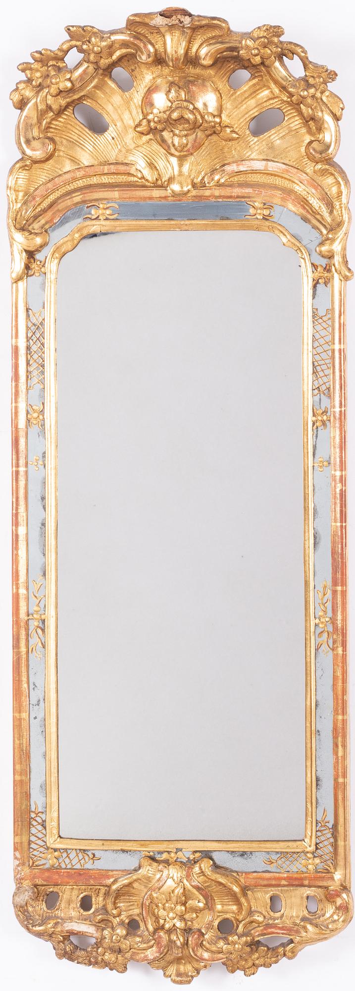 Mirror, Rococo, mid-18th century.