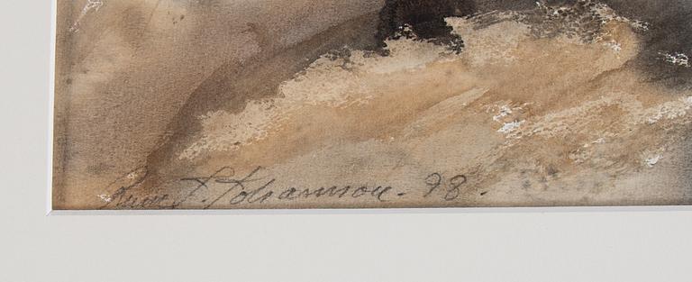 RUNE JOHANSSON, watercolour, signed and dated -98.