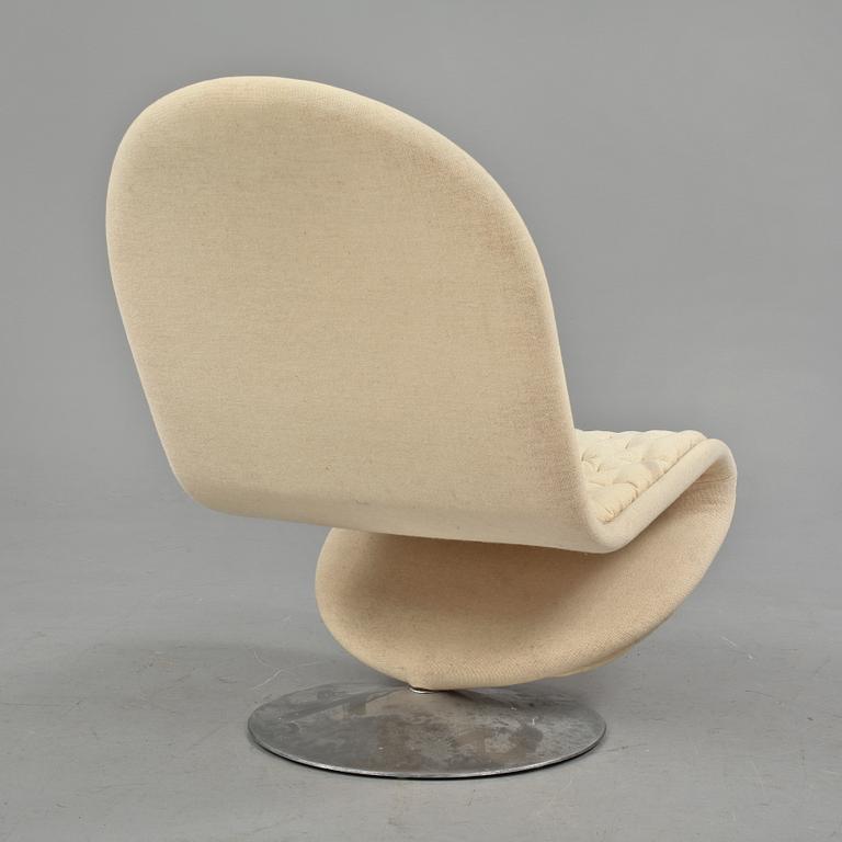 FÅTÖLJ, "E6101 (Deluxe version)", Verner Panton, Fritz Hansen, Danmark, modellen formgiven 1973.