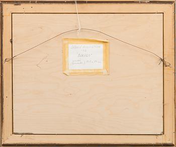 GÖRAN AUGUSTSON, gouache på plywood, signerad och daterad -92.