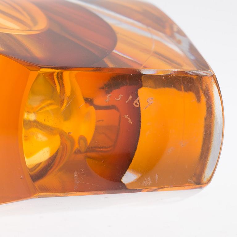 A "Ventana" glass vase, Mona Morales Schildt, Kosta 1960´s.