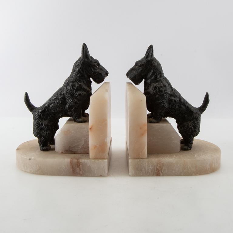 Bookends, a pair, 20th century.