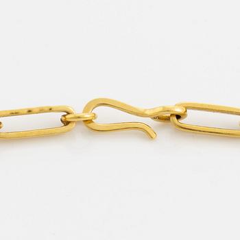 Jan Brunk, a 20K gold necklace, Stockholm 1987.