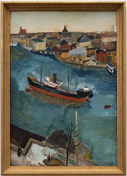Nisse Lindwall, View towards Kastellholmen from Söder.