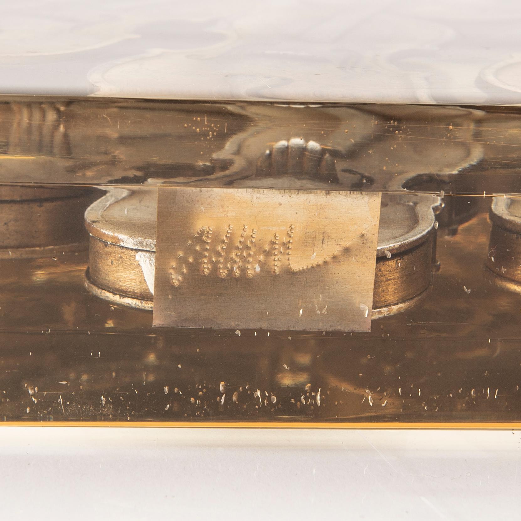 Arman,  skulptur signerad.