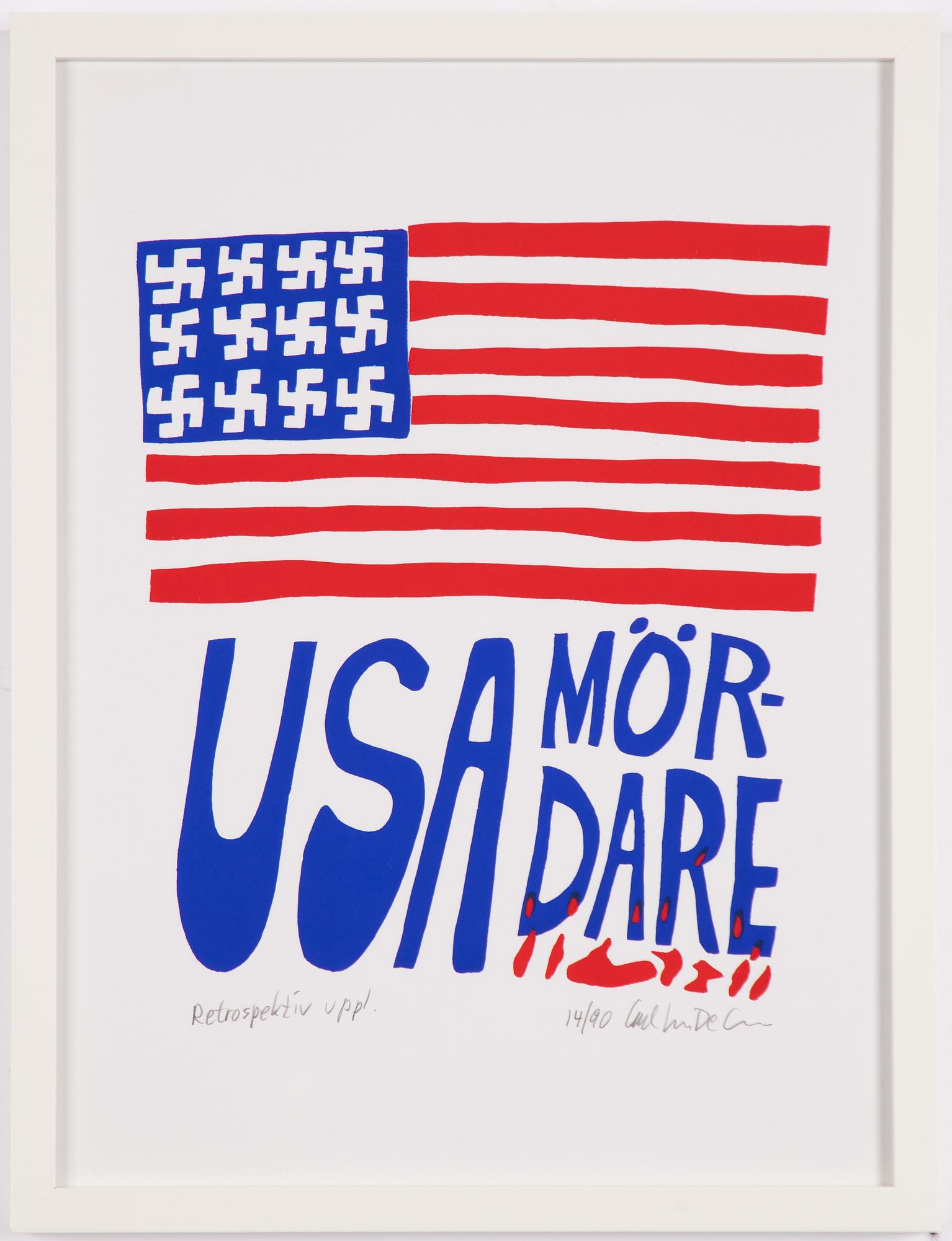 Carl Johan De Geer, ”USA mördare".