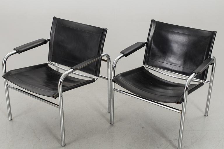KARMSTOLAR ett par "Klinte", Tord Björklund för IKEA.