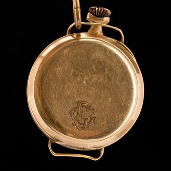 FICKUR, 14k guld. 1900-talets början. Tot 17g.