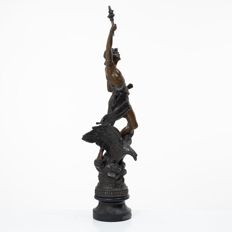 Decorative sculpture, "Le Jour," circa 1900.
