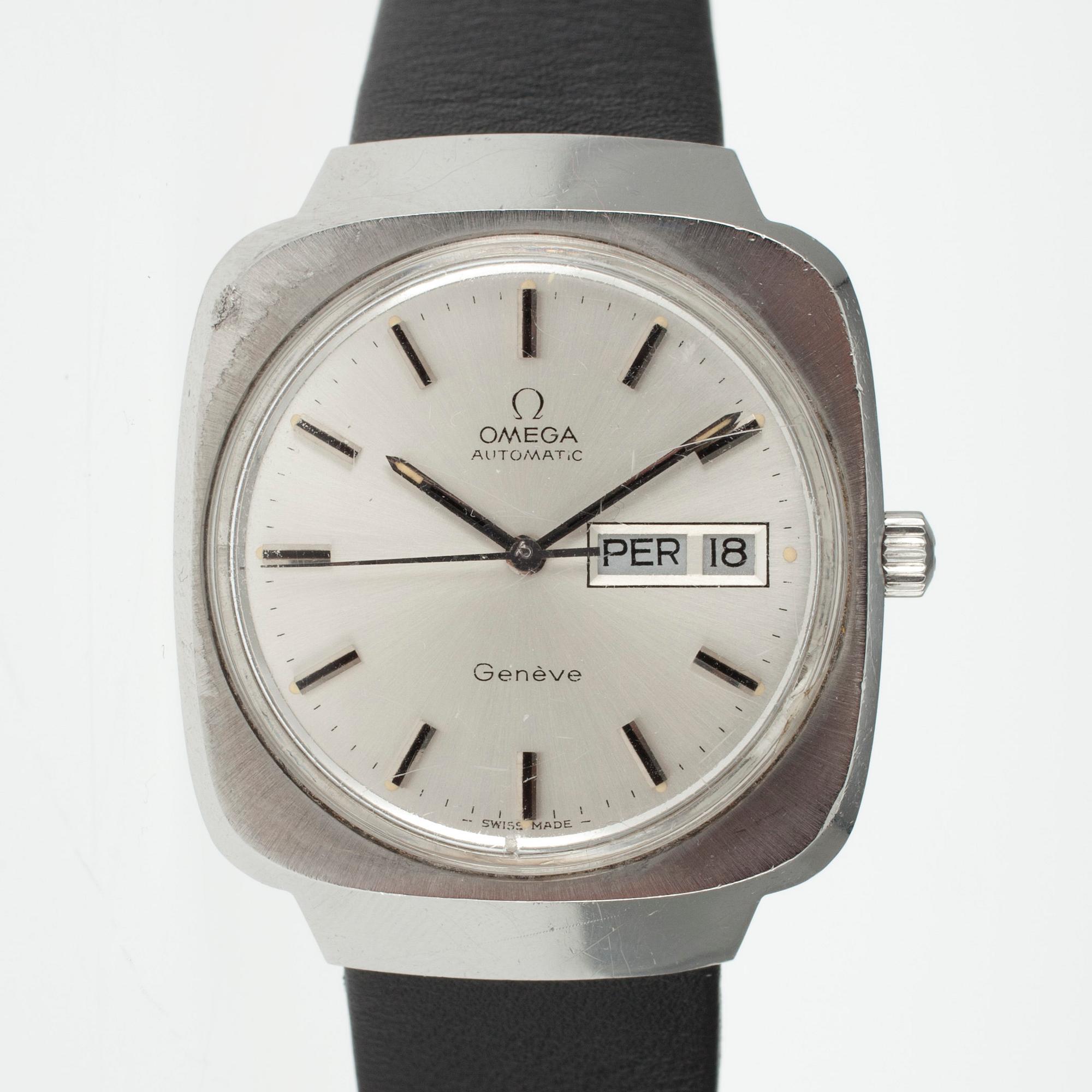 ARMBANDSUR, herr, Omega Geneve Automatic. 1970-tal.
