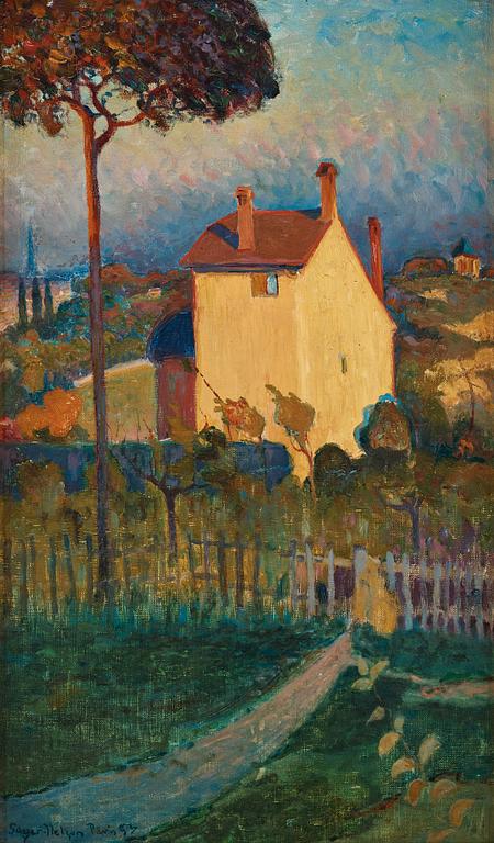 Olof Sager-Nelson, "Landskap från Meudon" (Landscape from Meudon).