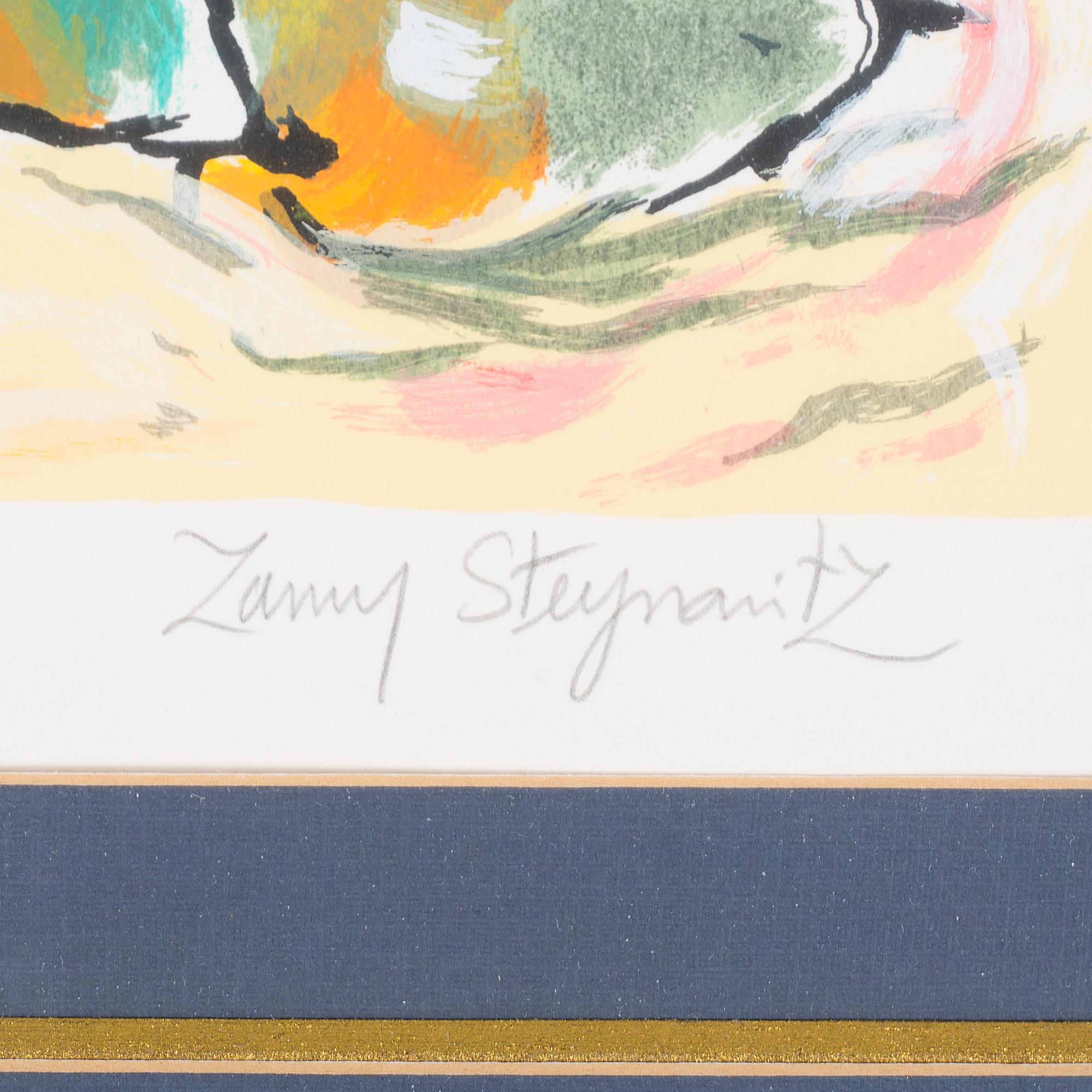 ZAMY STEYNOVITZ, lithograph in colors, numbered 271/275 and signed.