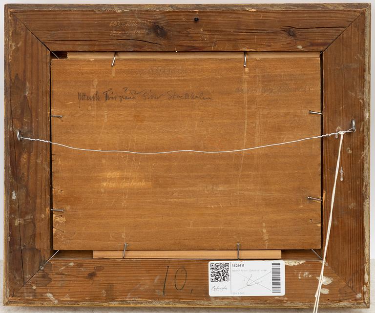 Severin Nilson, "Yttersta Tvärgränd, Söder,  Stockholm".