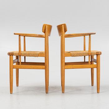 Børge Mogensen, a pair of armchairs, "Öresund", Karl Andersson & Söner, second half of the 20th century.