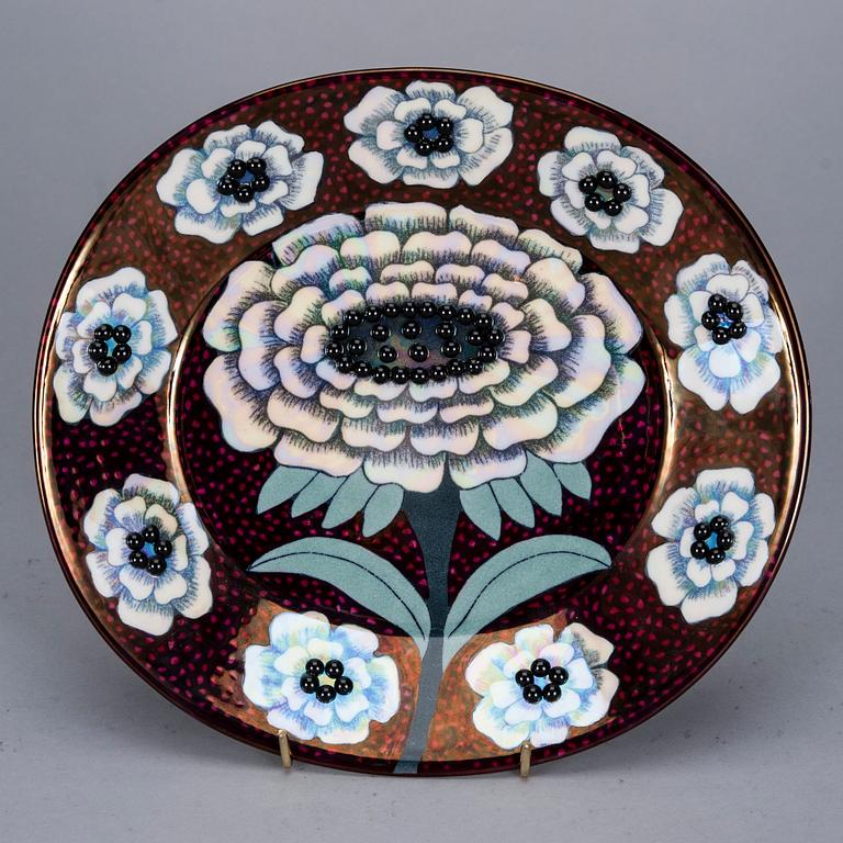 FAT, porslin, "Fiori" Birger Kaipiainen, Arabia Art Made in Finland 1983. Numrerad 864/2000.
