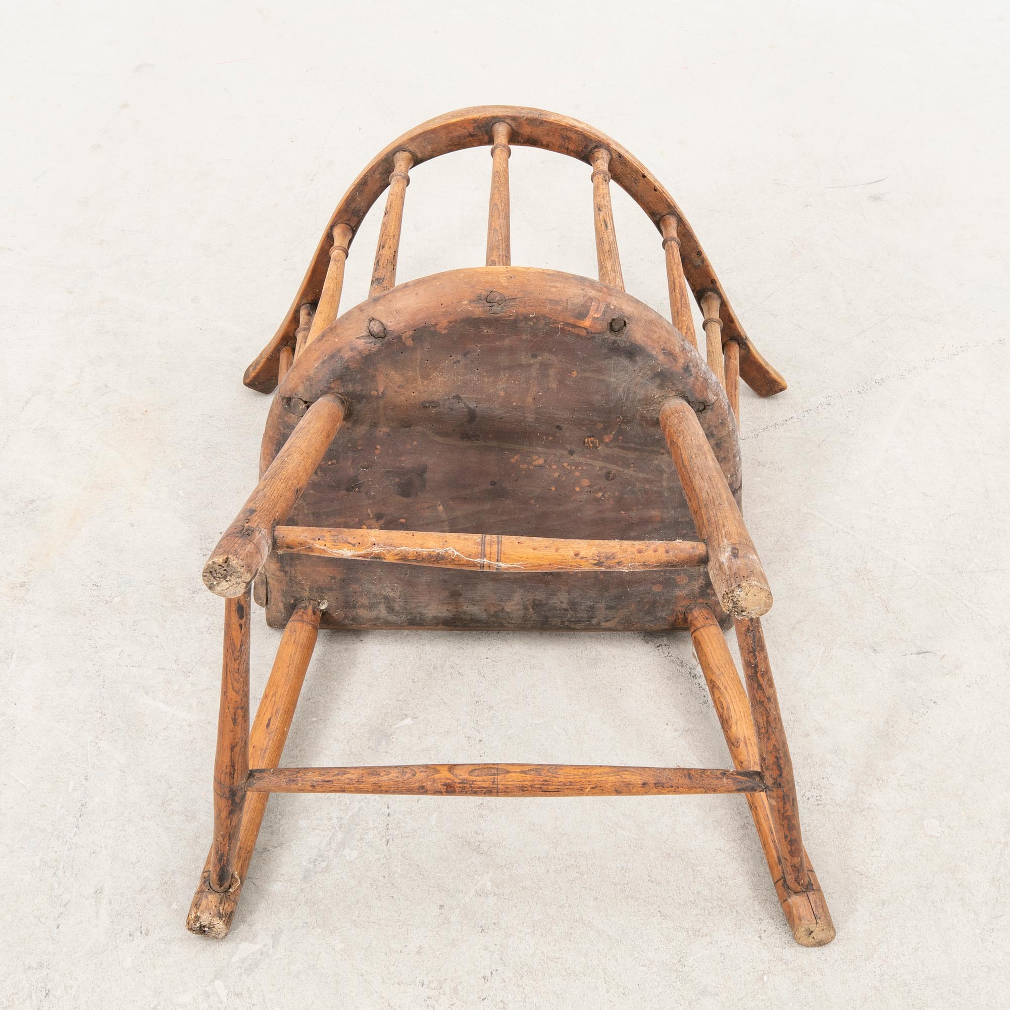 A late 19th century armchair.