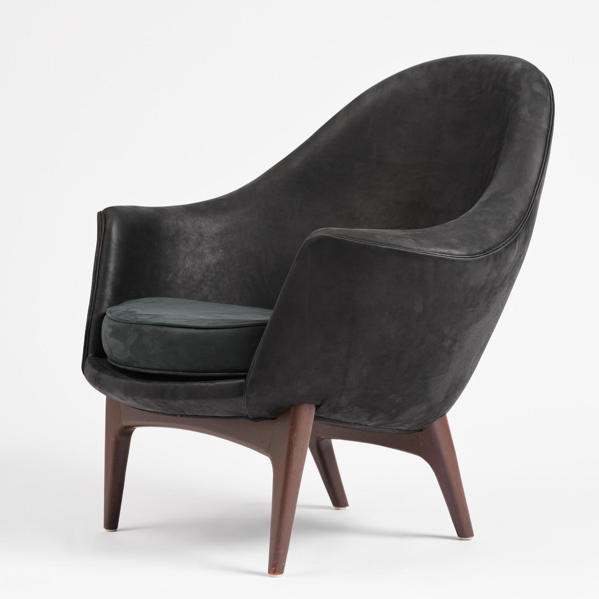 Ib Kofod-Larsen, fåtölj, modell 4440, Fritz Hansen, Danmark.