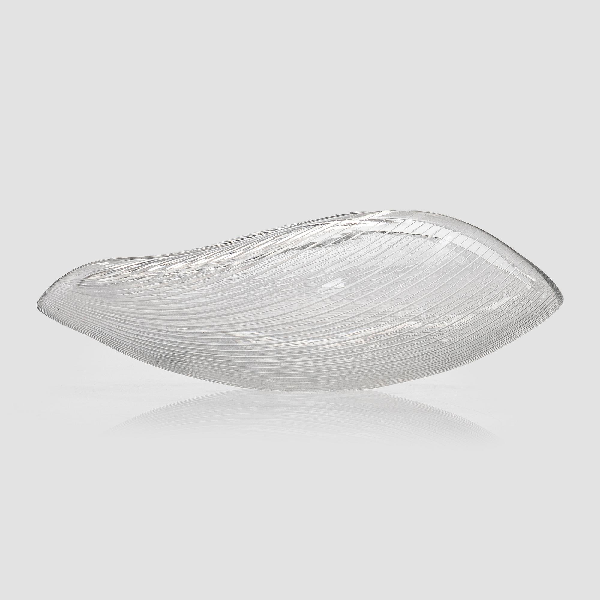 Tapio Wirkkala, taidelasi, malli 3342, signeerattu Tapio Wirkkala Iittala.