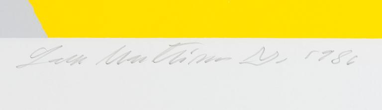 LASSE MARTTINEN, serigrafi, signerad och daterad 1986.