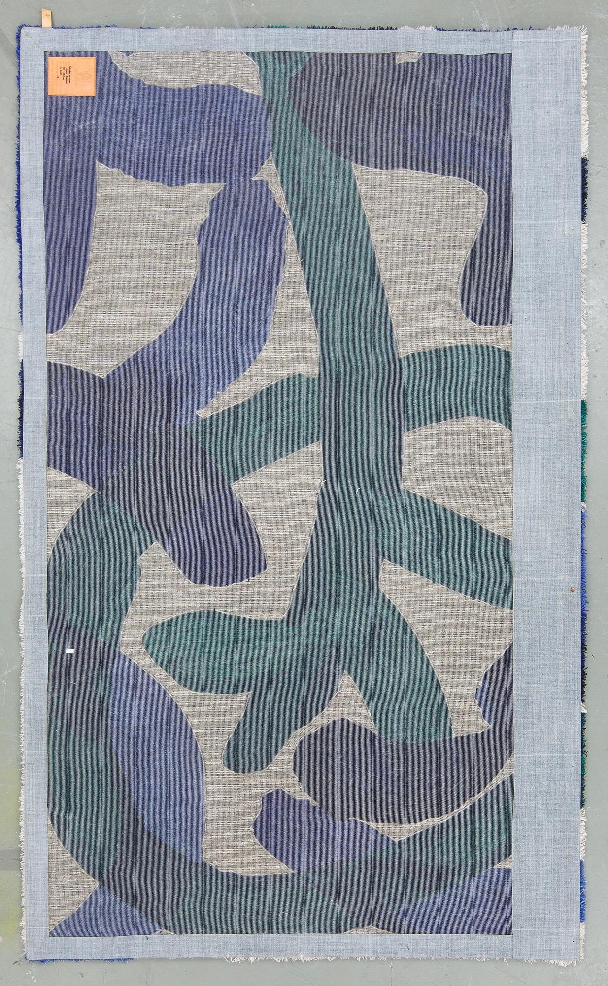 MATTA, handtuftad. "Trädgård vid havet", Jonas Bohlin för Kasthall 1997. Ca 250x150 cm.