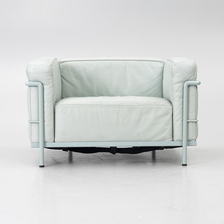 Le Corbusier (Charles-Édouard Jeanneret), Pierre Jeanneret & Charlotte Perriand, an 'LC3' armchair, Cassina, Italy, 1986.