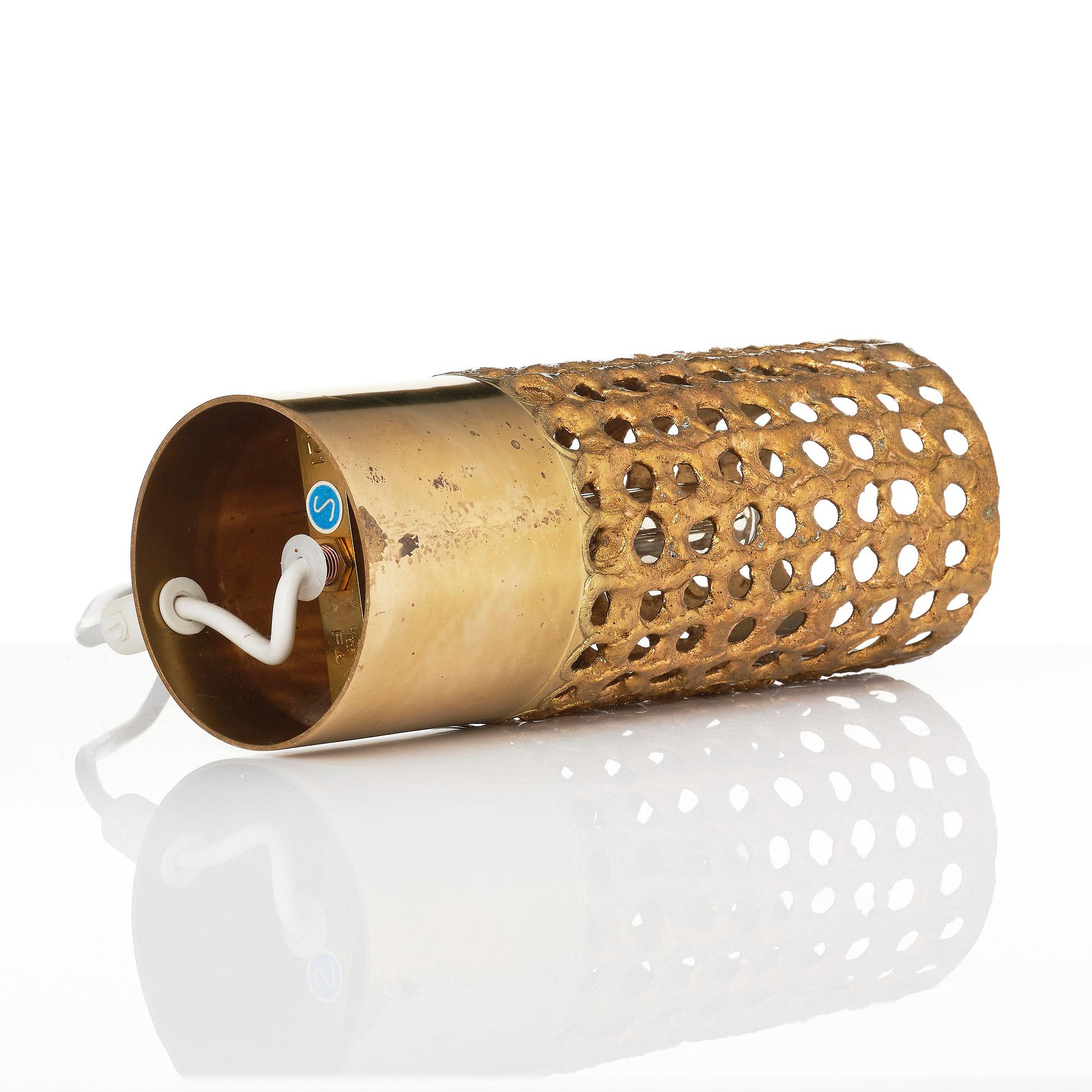 Pierre Forssell, bordslampa, Mässingstudion, Skultuna, 1986.