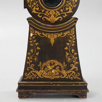 A long-case clock, Sweden,  18th/19th century.