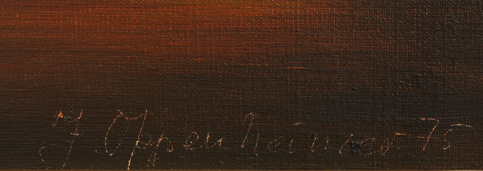 JOHNNY OPPENHEIMER, olja på duk, sign o dat- 75.