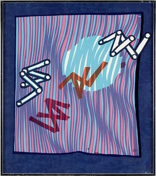 Lennart Rodhe · LENNART RODHE, färglitografi, sign o dat 1971, numr 12/75.