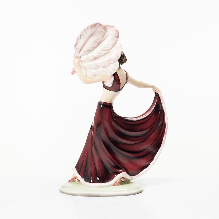 Stefan Dakon, a creamware figurine, Goldscheider, Austria, 1930's/40's.