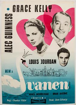 Film poster "The Swan" Grace Kelly.
